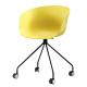 Childrens Plastic Chairs With Flexible Wheels Multiple Colors Optional