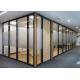 Isolate the noise easy assembled solid partition wall solid door with glass partition