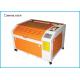 6040 Mini Portable Wood Acrylic Rubber Stamp CO2 60W Laser Cutting And Engraving Equipment