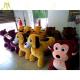 Hansel pay attention to details kids riding train amusement park moving outdoor motorized plush riding animals