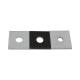 Non Slip Square Galvanized Washers Plate OEM With Round Hole