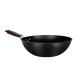 Kitchen Non Slip Stir Frying Pan Carbon Steel PFOA Free Black