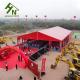 300 People Aluminium Frame Tent 10x30m Red Colorful Large Wedding Marquee