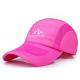 Outdoor Pink Mesh Baseball Hats Color Optional , Daily Decoration Plain Trucker Hats
