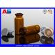 Amber Brown Glass Pharmaceutical Industrial 10ml  Dropper Bottles Ayonet Mouth / Dropper