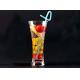 Transparent Tall Clear Plastic Cups , Imitation Glass Juice Disposable Cups