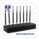 Portable Omni-Directional Antennas Adjustable Powerful Mobile Phone Jammer/UHF VHF  Signal Jammer