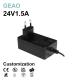 24V 1.5A Wall Mounted Power Adapters For Cheap Robot Lg Monitor Cash Register Router