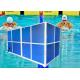Multi Function Air Source Swimming Pool Heat Pump Water Heater Blue Color 30P 120KW