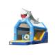 Big Shark Inflatable Kids Jump House , Professional Shark Bounce House Rental
