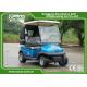2 Person Electric Golf Car With 3.7KW Motor Italy Graziano Axle Blue Color