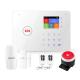 Intelligent Wireless Wifi/gsm Alarm System Sms Smart Kit Tft Display Burglarly Fire Gas Alarm Family Alarm Security