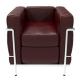 Modern Classic Design Office Hotel Living Room Sofas Set Accent Tub Chair Furniture Stainless Steel PU Leather