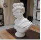 Life size Marble Carrara Apollo Bust Statue Ancient Greek God Sculpture