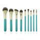 Eco Complete Natural Foundation Eye Makeup Brushes Professional Set 9pcs