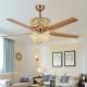 Modern Crystal Ceiling Fan With Light And Remote , 3 Light Ceiling Fan Remote Control