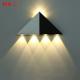 Black+Silver LED wall light /inside led wall lamps for drawing room