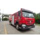 HOWO Heavy Emergency Fire Trucks 310HP 6x4 With 15000L Foam Tank
