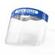 Clear Flip Up Safety Face Shield , Industrial Dental Visor Face Shield