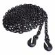 Black Oxide Finish G80 Lifting Chain with 2t Working Loadlimit and Welding Hooks