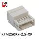 SHANYE BRAND KFM250RK-2.5 300V Recomend 2.5mm hot sale phoenix pluggable terminal blocks male female with ul