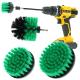 Multicolor Scrub Brush Drill Attachment Kit For Bathtub Upholstery Cleaning