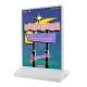 Double-Sided Rechargeable Magnetic Suction A4 Advertising Light Box Display Stand