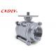 1 Inch Threaded Ball Valve NPT Female With Lock Device Stainless steel Valves