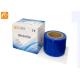 Blue PE Medical Barrier Film Roll 4x6 Inch Acrylic Adhesion With Customized Logo