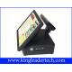 All In One Red POS / Cash Register Touch Terminal For Dining And Pizzeria