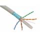 CAT6 23AWG 4 Twisted Pair Bulk CAT Cable Color Coded High Speed For Data