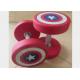Popular Gym Fitness Dumbbell America Captain Design With PU / Steel Material