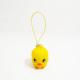 Novelty Eco-friendly soft PVC Yellow duck Keyring gifts for Decoration