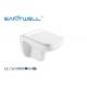 Rimless Flushing Wall Hanging Toilet Smooth Sewage Compact Structure ODM / OEM