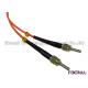 Duplex SMA Fiber Optic Patch Cable With Metal Ferrule And 3.0mm Multi Mode Cable