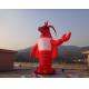 Red Water Proof Inflatable Chicken Custom Inflatable Advertising