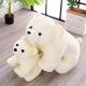 Multiple Sizes Cute Stuffed Dolls White Polar Bear Cotton Material For Kid