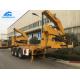 20FT & 40FT Sidelifter Container Trailer With 37 Tons Crane