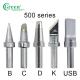 Lead Free Soldering Iron Tips 500 Series With Lasting Long Life SGS Certificates