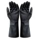 22 Mil Neoprene Chemical Gloves Flock Lined 13 Inches Neoprene Rubber Hand Gloves