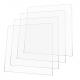 Transparent Clear Acrylic Sheet Perspex Cut To Size Custom 1MM 3MM