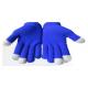 Three Finger Warm Touch Screen Gloves , Acrylic Knitted Magic Touch Screen