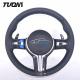 Full Leather BMW Carbon Fiber Steering Wheel Car Accesory Standard Diameter