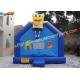 Cool Spongebob small inflatables commercial bouncy castles has two pipes for inflating