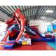 Customized Size Spider Man Inflatable Water Slide With Pool