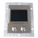 IP65 high sensitive industrial 304 steel touchpad with 2 short stroke key buttons