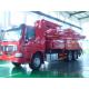 125M3 / H 21m Concrete Pump Truck With With Big Bearing Capacity And Small Swing