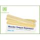 Sanitary Wrapped Padded Tongue Depressors Bulk CE Approved Round Edge