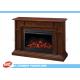 Solid Wood Veneer Decorating Fireplace