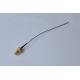 Black RF Cable Assembly UFL Plug  To SMA Female RF 0.81 Cable